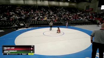 5A 100 lbs Champ. Round 1 - Addie Brindley, Salem Hills vs Melody Arif, East