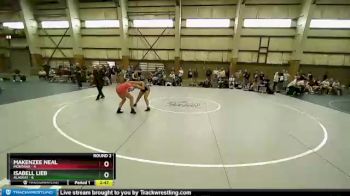 135 lbs Round 2 (3 Team) - Makenzee Neal, MONTANA vs Isabell Lieb, ALASKA1