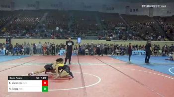 115 lbs Semifinal - Ashondra Valencia, Lady Outlaws vs Nevaeh Tagg, Jay Wrestling Club