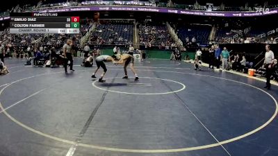 3A 106 lbs Champ. Round 1 - Colton Farmer, Enka High School vs Emilio Diaz, South Rowan High School