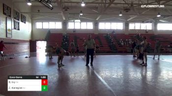 120 lbs Consolation - Brayden Ivy, Tn vs Zack Karagias, Nc