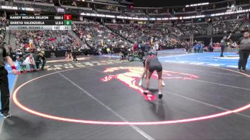 G105-4A Cons. Round 2 - Shreya Valenzuela, La Junta Girls vs Kandy Molina Deleon, Fort Morgan Girls