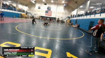 102-107 lbs Round 1 - Zade White Eagle, Riverton Middle School vs Darrell Mumm, Powell Middle School