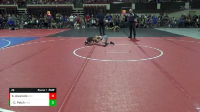 46 lbs Semifinal - Cooper Patch, Heights Wrestling Club vs Kristian Alvarado, Kalispell Wrestling Club