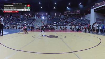 157 lbs Cons. Round 1 - Justin Gjinaj, Rochester University vs Mason Fleming, Unattached