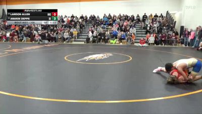 105 lbs Quarterfinal - Landon Allen, Indee Mat Club vs Anakin Deppe, DC Elite