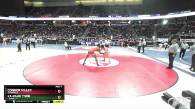 I-215 lbs Quarterfinal - Kahmari Cook, Lafayette vs Connor Miller, St Francis