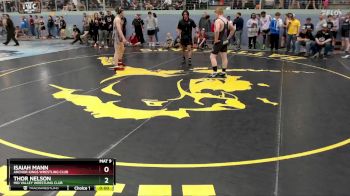 187 lbs Quarterfinal - Thor Nelson, Mid Valley Wrestling Club vs Isaiah Mann, Anchor Kings Wrestling Club