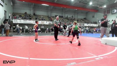 67 lbs 3rd Place - Tanner Thacker, Van Buren Matdawgs vs Solomon Barnes, Vian Wrestling Club