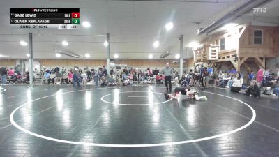 82 lbs Consi Of 16 #2 - Gabe Lewis, Dallas vs Oliver Kerlavage, Shenandoah
