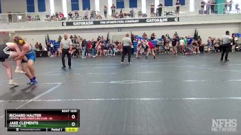 185-210 lbs Quarterfinal - Richard Hauter, Crystal River Wrestling Club vs Jake Clements, Poseidon