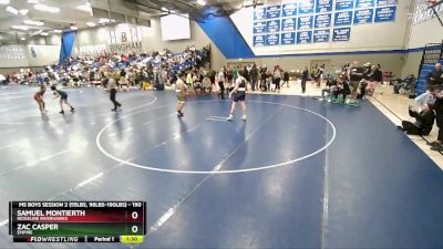 190 lbs Semifinal - Samuel Montierth, Ridgeline Riverhawks vs Zac Casper, Empire