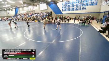 190 lbs Semifinal - Samuel Montierth, Ridgeline Riverhawks vs Zac Casper, Empire