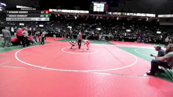 120 lbs 5th Place Match - Striker Kenney, CJE2 vs Izaiah Hundley, BLW3