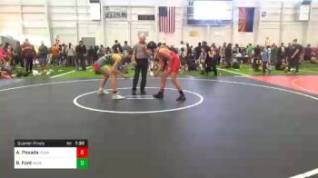 144 lbs Quarterfinal - Brennan Font, PHOX Oxnard_ CA vs Angelo Posada, Poway Green Team