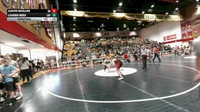 120B Semifinal - Louden Rees, Lincoln Middle School vs Austin Mueller, Dean Morgan