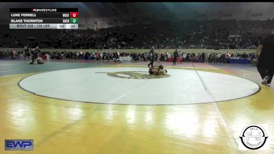128 lbs Consi Of 16 #2 - Luke Ferrell, Weatherford vs Blake Thornton, Cache