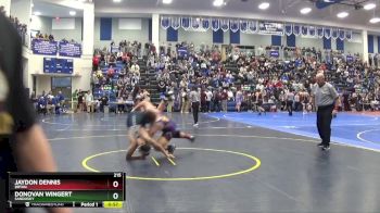 215 lbs Cons. Round 3 - Donovan Wingert, SANDUSKY vs Jaydon Dennis, BRYAN