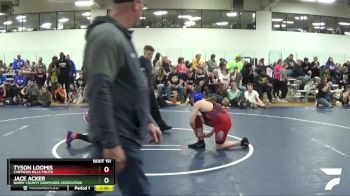 126 lbs Cons. Round 2 - Tyson Loomis, Chippewa Hills Youth vs Jace Acker, Barry County Grapplers Association