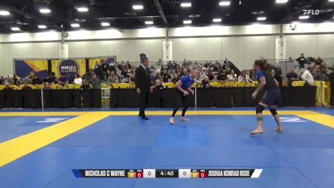 Joshua Konrad Rose vs Nicholas C Wayne 2024 World IBJJF Jiu-Jitsu No-Gi Championship