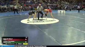 125 lbs Quarterfinal - Aleiya Cullinan, Bismarck Legacy vs Avalon Kelly, Lisbon