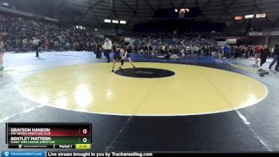 97 lbs Champ. Round 2 - Bentley Mattern, Scrap Yard Garage Wrestling vs Grayson Hanson, Mat Demon Wrestling Club