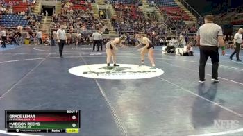 136 lbs Semis & 1st Wrestleback - Grace Lemar, E1-Central Cass vs Madison Reems, W2-Bismarck