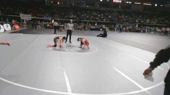 G 120 lbs Champ. Round 2 - Adelynn Miles, Haughton Girls vs Caylee Brammer, Benton Girls