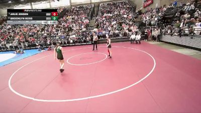 3A 115 lbs Quarterfinal - Arlie Jensen, Grantsville vs Brooklyn Ross, South Summit