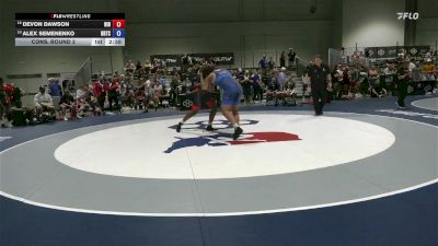 125 lbs Cons. Round 3 - Devon Dawson, Northern Illinois RTC vs Alex Semenenko, Brown Regional Training Center