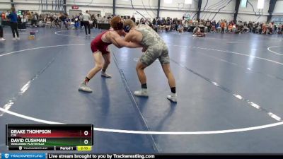 Elite 157 lbs Champ. Round 1 - David Cushman, Wisconsin-Platteville vs Drake Thompson, Coe