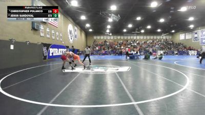 120 lbs Champ. Round 2 - Jesus Sandoval, North vs Christopher Polanco, Coalinga
