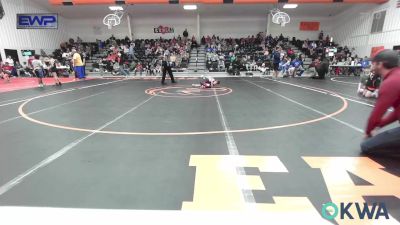 61 lbs Quarterfinal - Dillon Hughes, Morris Wrestling Association vs Cole Schiltz, Verdigris Youth Wrestling