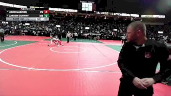 74 lbs Cons. Round 3 - Uriah Madison, BTWA vs Gannon Conway, MRM2