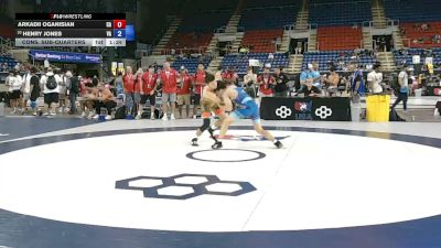 132 lbs Cons. Sub-quarters - Arkadii Oganisian, California vs Henry Jones, Virginia