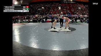 G 126 lbs Quarterfinal - Bella Eddins, Grace vs Elyse Asaro, Rocky Mountain