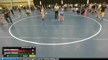 70 lbs Champ. Round 2 - Parker Wingen, SD vs Quinn Meredith, WI