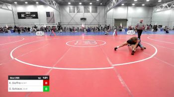 125 lbs Semifinal - Kenna Gioffre, Newtown Hs vs Drew Schiavo, Journeymen Wrestling Club