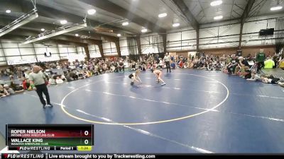 91 lbs 1st Place Match - Wallace King, Wasatch Wrestling Club vs Roper Nielson, Payson Lions Wrestling Club