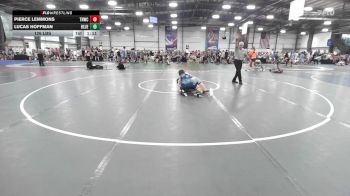 126 lbs Rr Rnd 1 - Pierce Lemmons, Ride Out Wrestling Club - TN vs Lucas Hoffman, Blue Wave 2