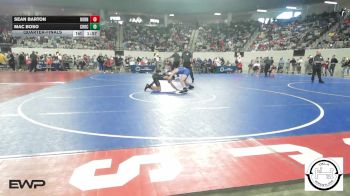 120 lbs Quarterfinal - Sean Barton, Hornet Wrestling vs Mac Boso, Choctaw Jh