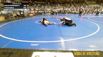 Round Of 16 - Carlos Hernandez IV, Junior Flyers Wrestling Club vs Tytin Daniels, Hilldale Youth Wrestling Club