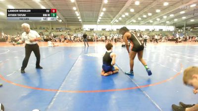 152 lbs Rr Rnd 1 - Landon Weidler, PSF Wrestling Academy - HSB vs Ayden Tatum, MICHIGAN MAFIA WC - HSB