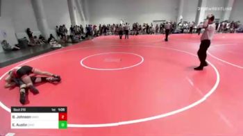 156 lbs Quarterfinal - Brodie Johnson, Oakdale vs Elyjja Austin, Central Catholic