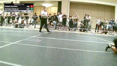 132 lbs Final - Roman Zelenka, Carlsbad HS vs Nathan Carrillo, Monster Garage