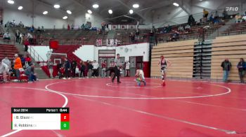 126 lbs Cons. Round 4 - Bryce Glaze, Red Cobra vs Blayze Robbins, Crawfordsville Athenians