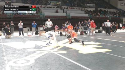 126 lbs Final - Nolan Johnson, Midland Valley vs Marcus Foulk, May River