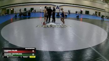 136 lbs Quarterfinal - Shawna Oesterling, Adrian College vs Hannah Palise, Albion