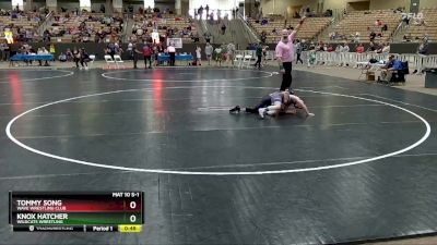 85 lbs Quarterfinal - Knox Hatcher, Wildcats Wrestling vs Tommy Song, Wave Wrestling Club