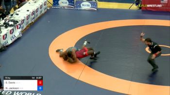 79 kg Consolation - Stacey "Lee" Davis, Wolfpack Wrestling Club vs Nathan Jackson, New Jersey RTC